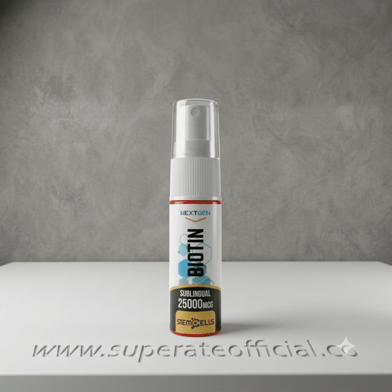 Biotina 25.000 mcg Sublingual en Spray con Células Madre - NextGen