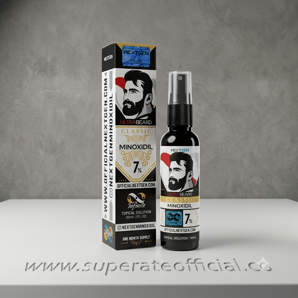 Minoxidil Ultrabeard Classic 7% – NextGen 60 ml
