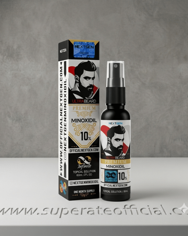 Minoxidil Ultrabeard Premium 10% – NextGen 60 ml
