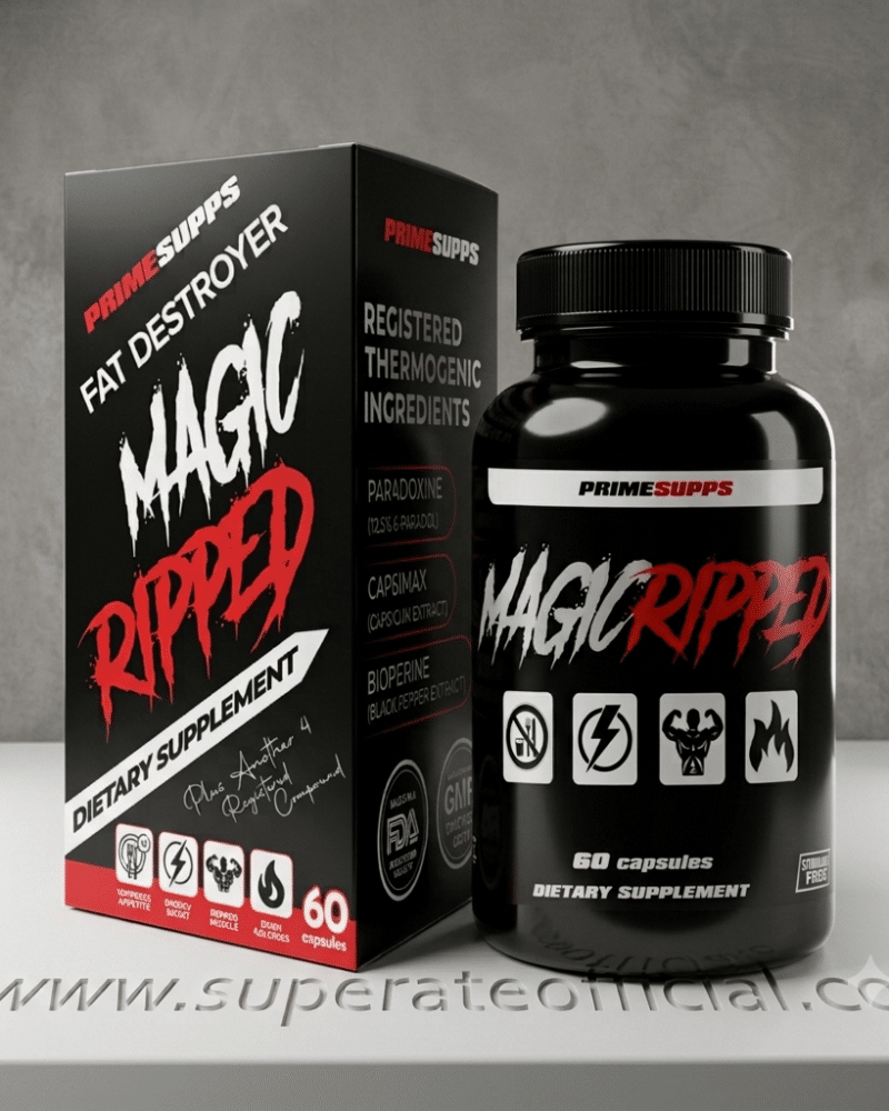 Magicripped de PrimeSupps®. Destructor de Grasa (60 Caps – 30 Servs)
