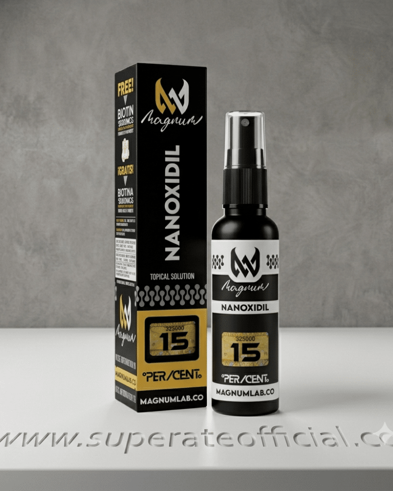 Nanoxidil- Magnum 60ml + Biotina Gratis