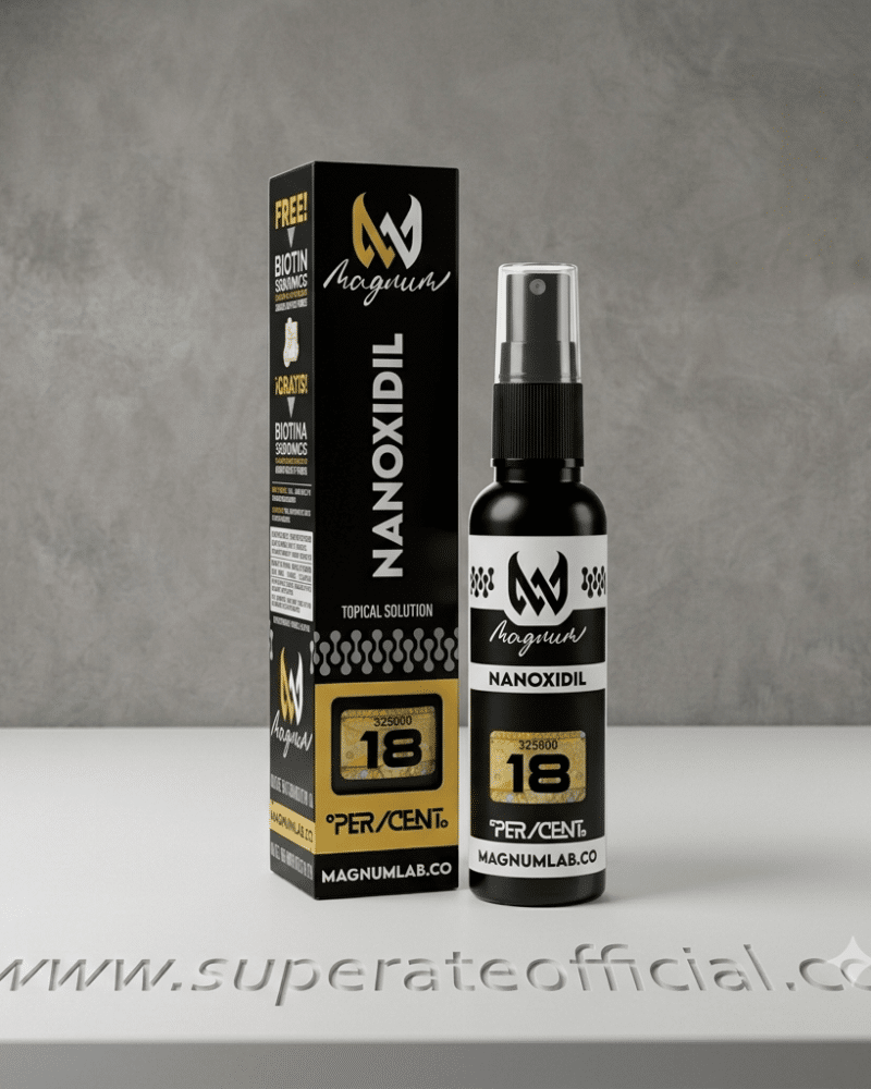 Nanoxidil- Magnum 60ml + Biotina Gratis
