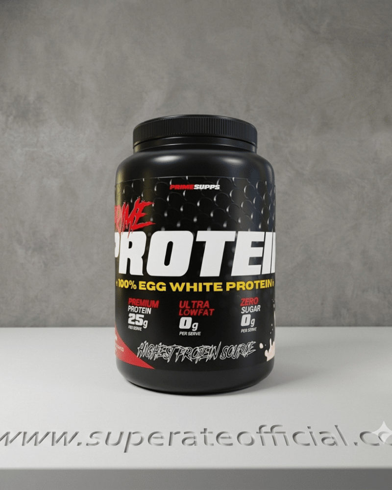 PROTEINAS – PRIME PROTEIN 100% DE CLARA DE HUEVO (SABOR VAINILLA)