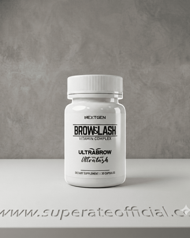 Vitaminas Esenciales para Engrosar, Rellenar y Hacer Crecer Cejas y Pestañas