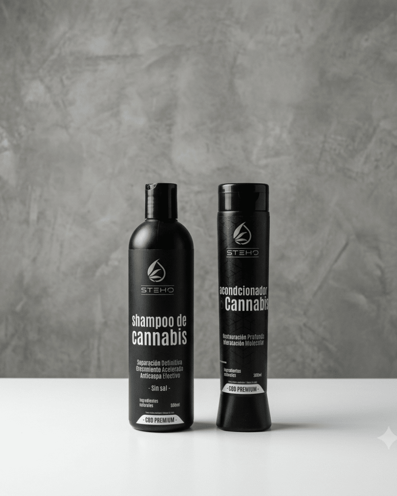 KIT STEHO — Shampoo + Acondicionador de Cannabis